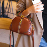 leather bag cowhide bag crossbody handbag leather bag