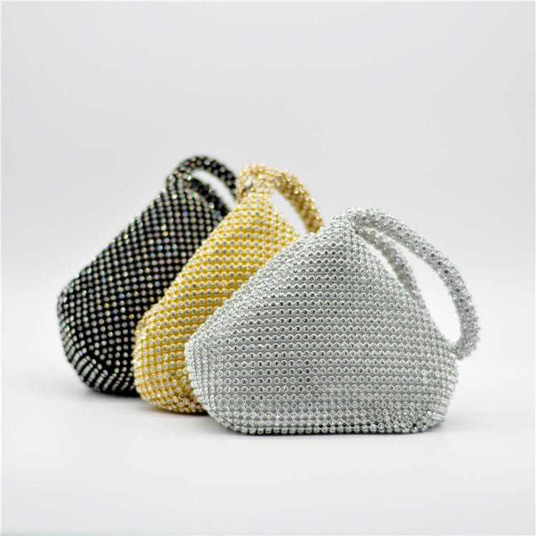 Clutch Triangle Design Wedding Purse handmade Handbag for Party - Glamourtrendy