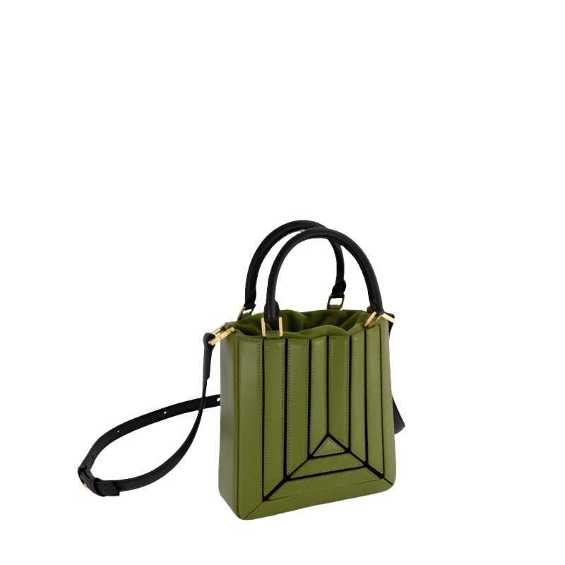 Chic Sophistication Tall Mini Bag with Detachable Shoulder Strap.