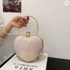 Luxury Design Cute Heart Shaped Purses Stylish women crossbody handbag